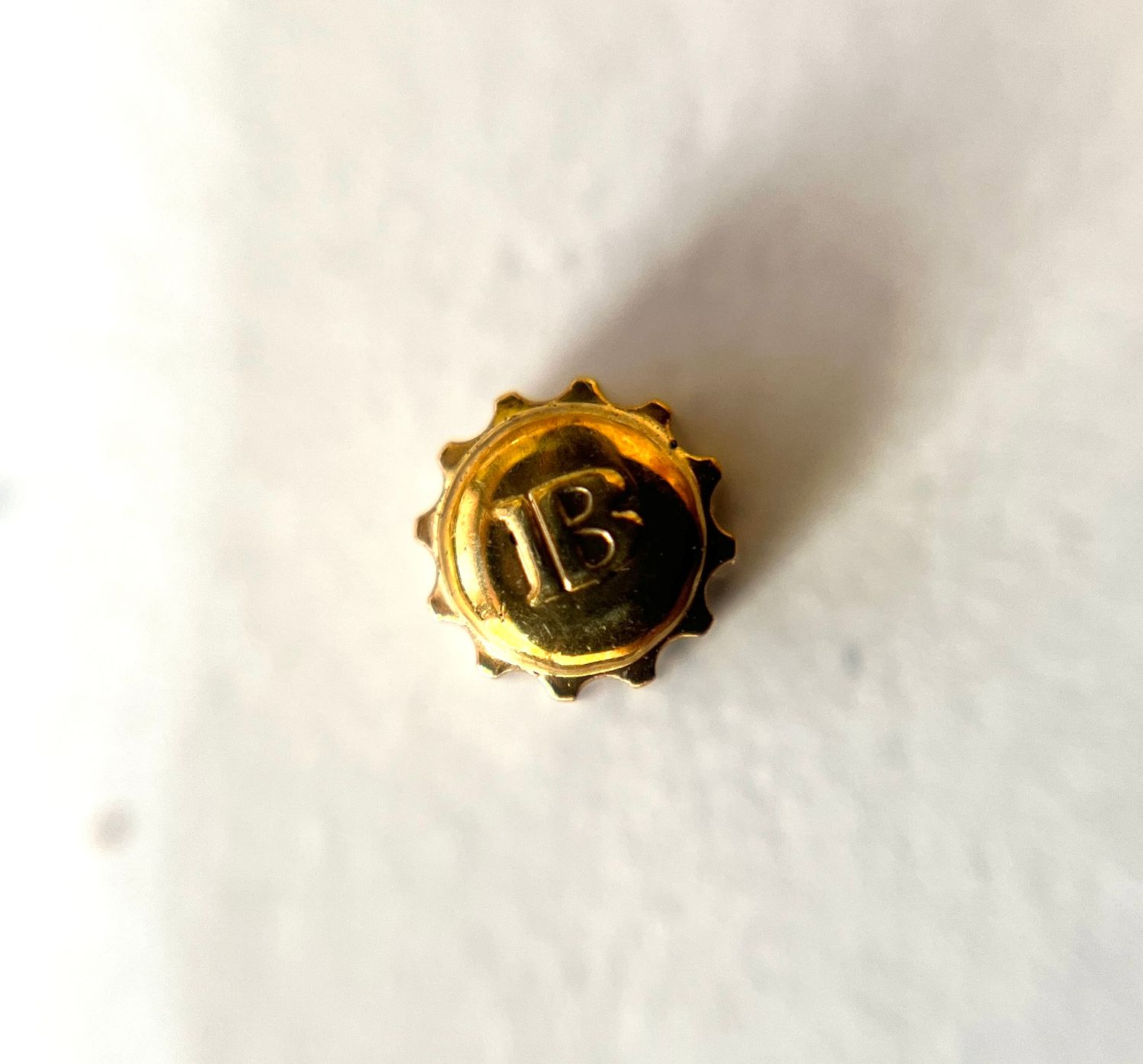 Blancpain Krone Gelb, 4mm NOS Lagerware