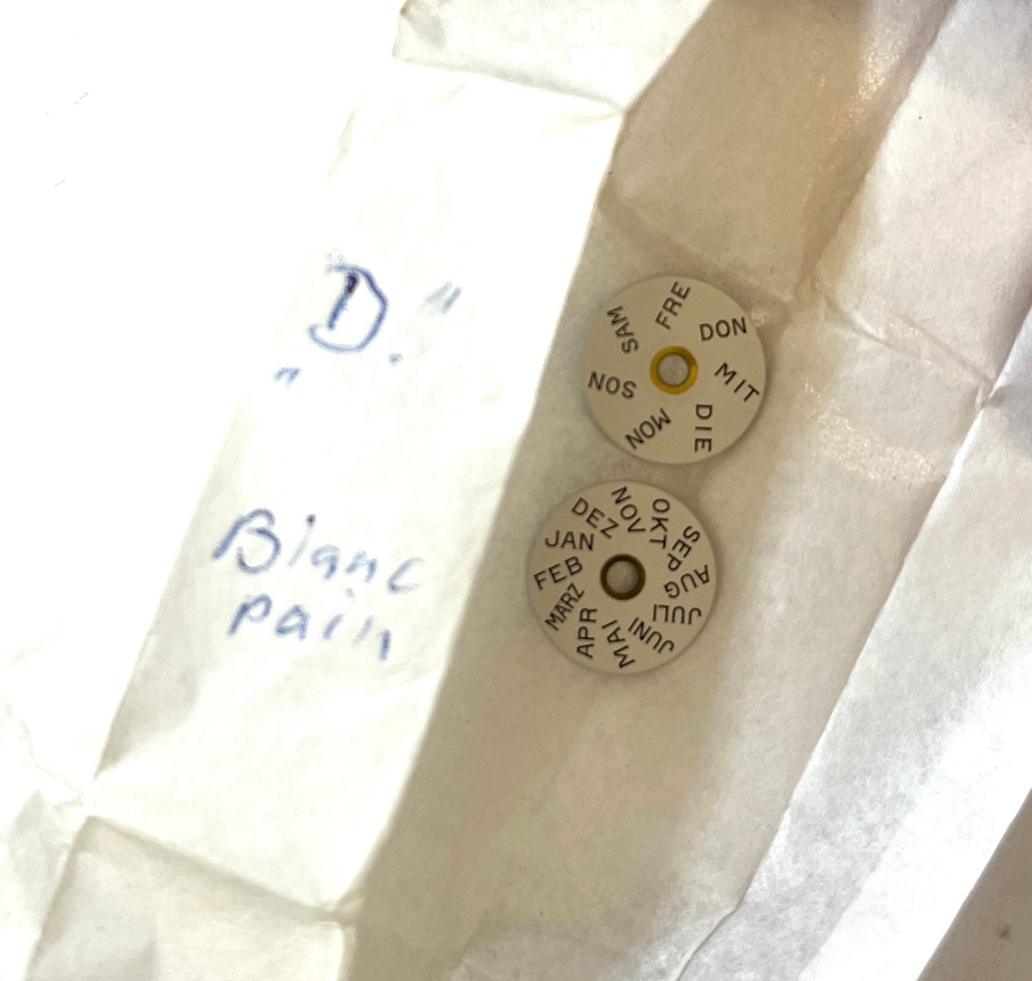 Blancpain Krone Day Date Indicator Paar NOS