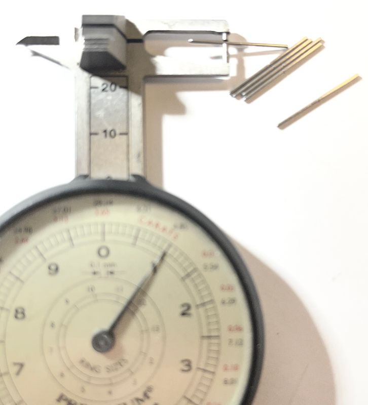 Blancpain Pin für Bandbefestigung Stahl, 1,0x22,3mm