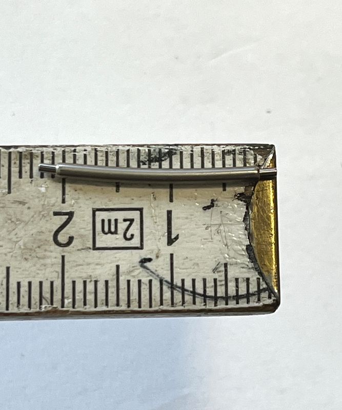 Blancpain Federsteg  Stahl, 22x1,5mm‚ Original