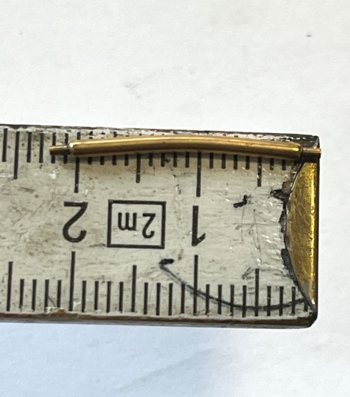 Blancpain Federsteg  Gelb, 22x1,5mm‚ Original