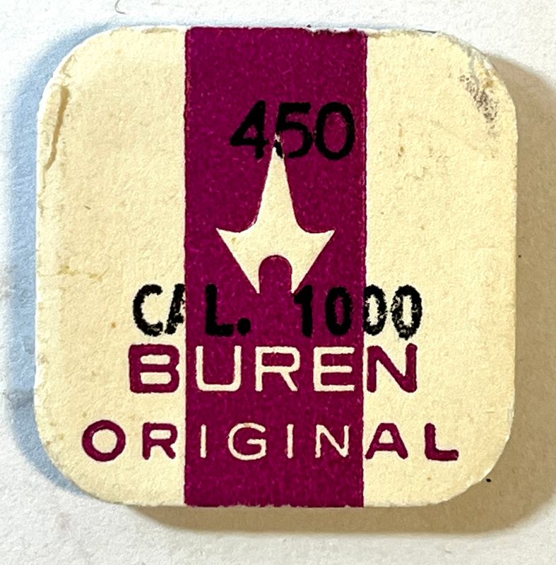 NOS BUREN Part 450 Cal. 1000 Zeigerstellrad