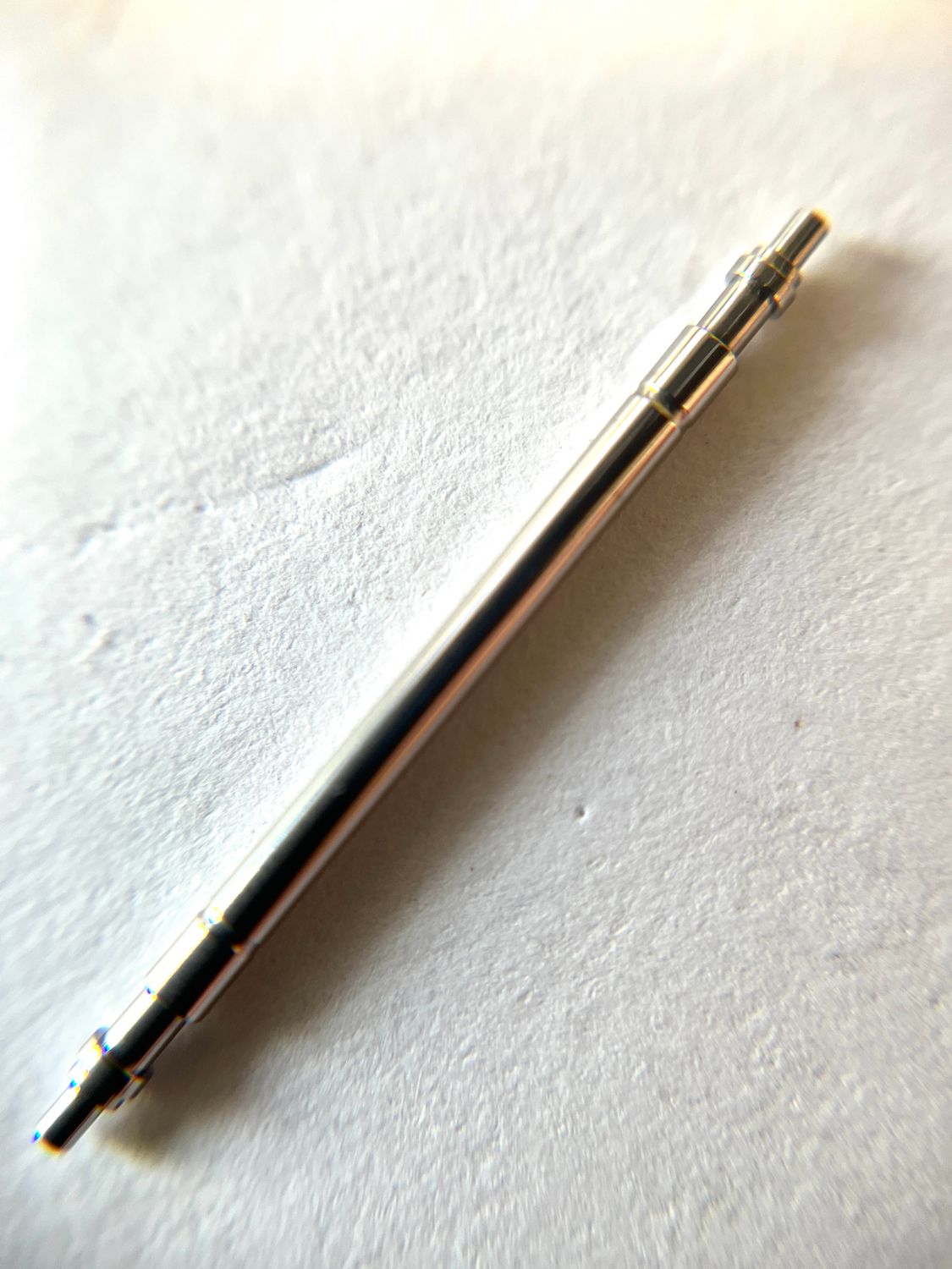 NOS Jaeger LeCoultre Federsteg, Stahl, 21x1,3mm, gerade!