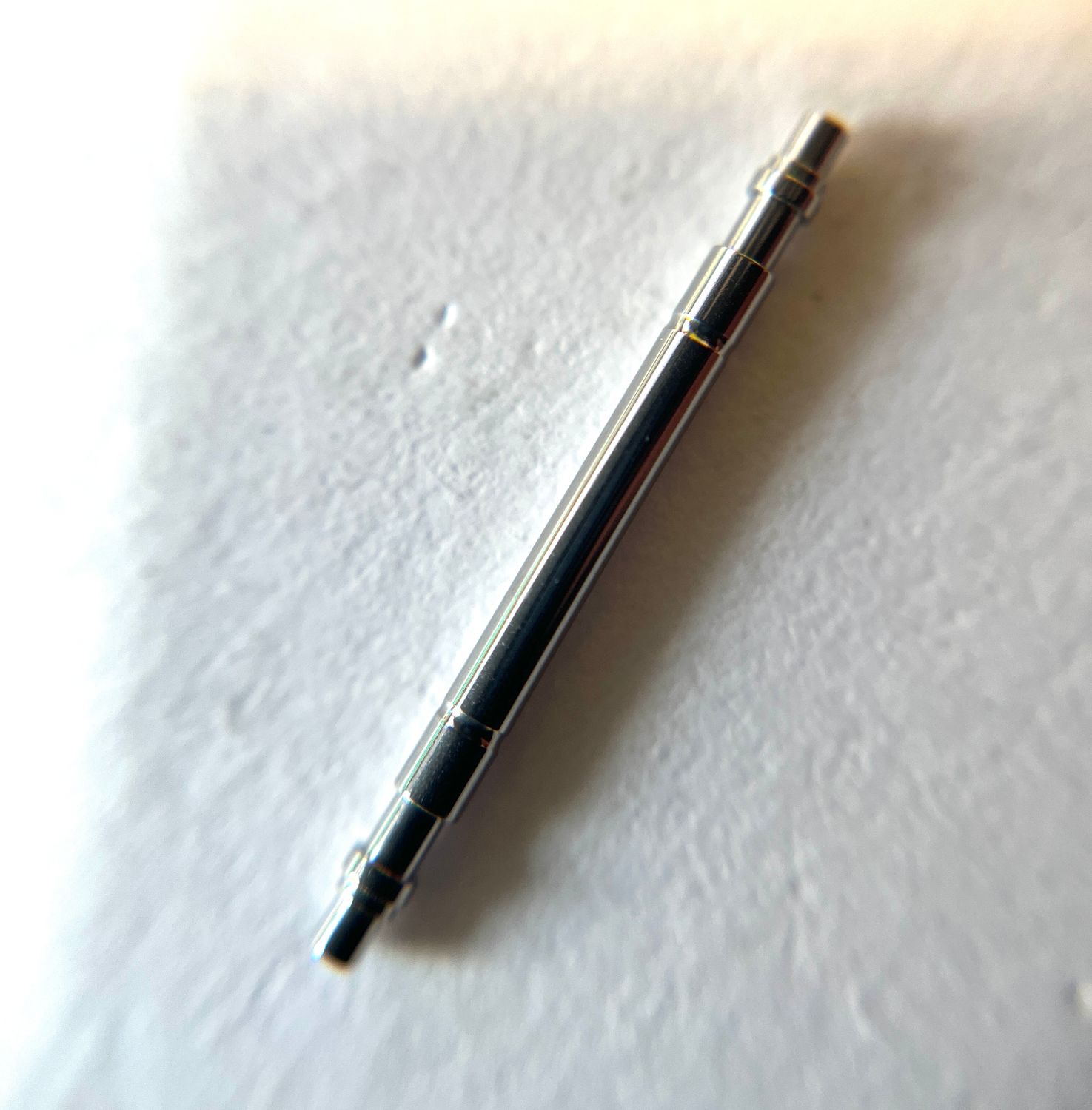 NOS Jaeger LeCoultre Federsteg, Stahl, 16,5x1,3mm, gerade!