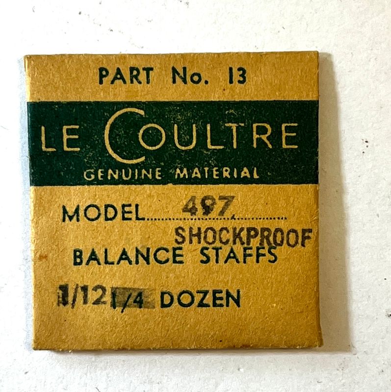 NOS Jaeger LeCoultre Cal.497 Part 13 Bumper NOS