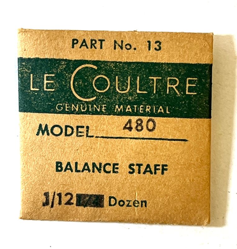 NOS Jaeger LeCoultre Cal.480 Part 13 NOS