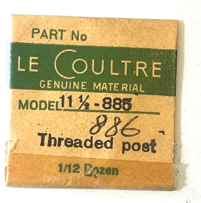 NOS Jaeger LeCoultre Cal.885 886 Threaded Post NOS