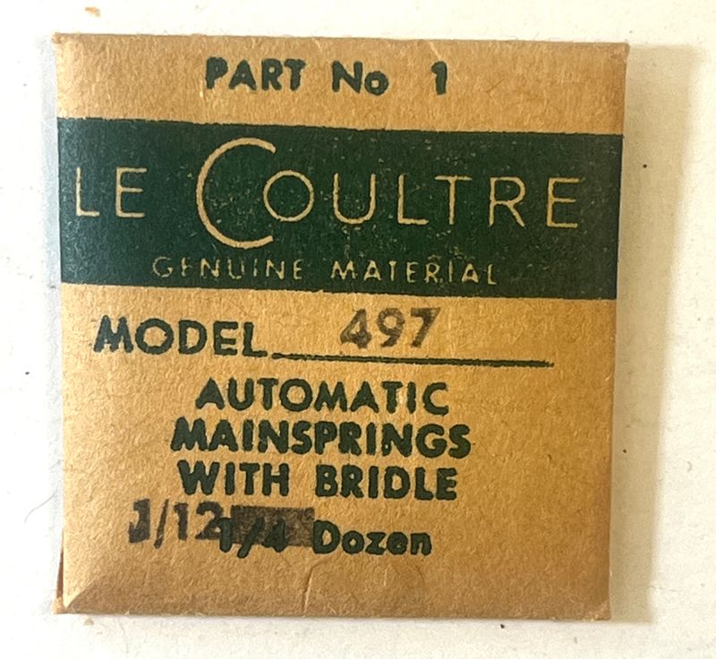 NOS Jaeger LeCoultre Cal.11LO 438  Part 22 Winding Stem NOS