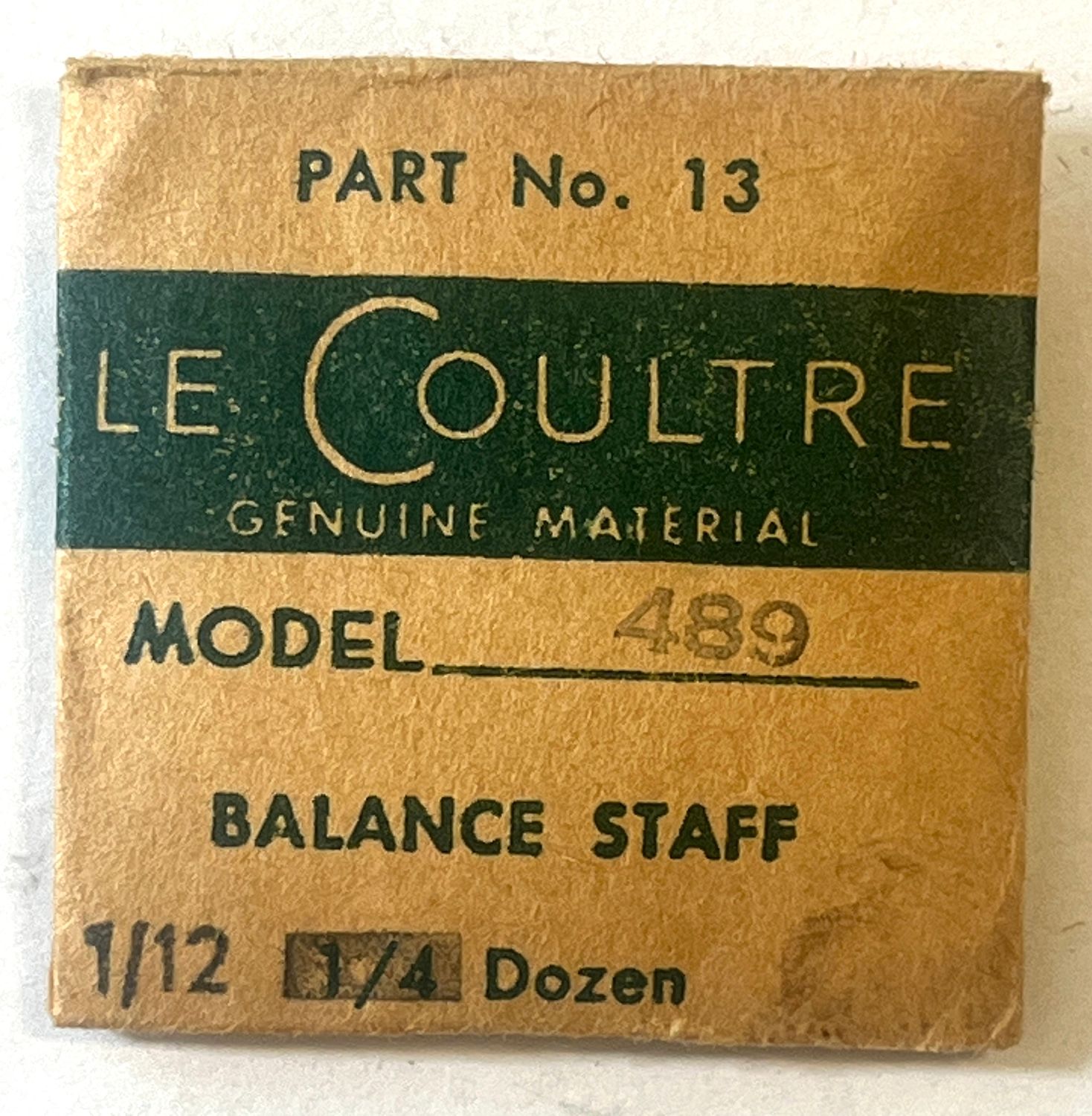 NOS Jaeger LeCoultre Cal.489  Part13  Mainspring ALARM NOS