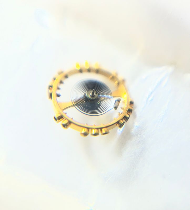 NOS Jaeger LeCoultre Cal.9 OL  Part 721 Balance Wheel Complete  NOS