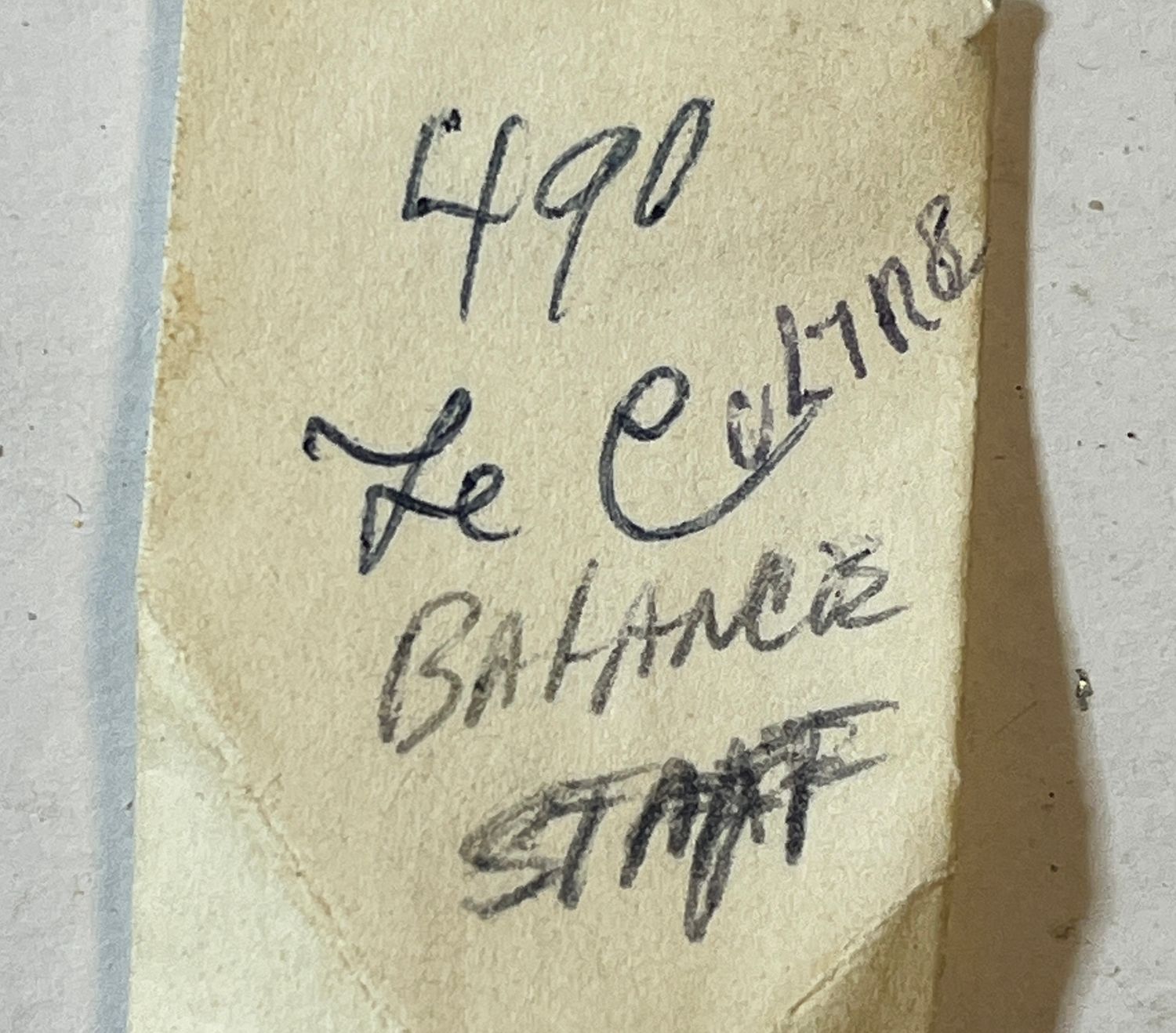 NOS Jaeger LeCoultre Cal.490  Part 13 Balance Staff NOS