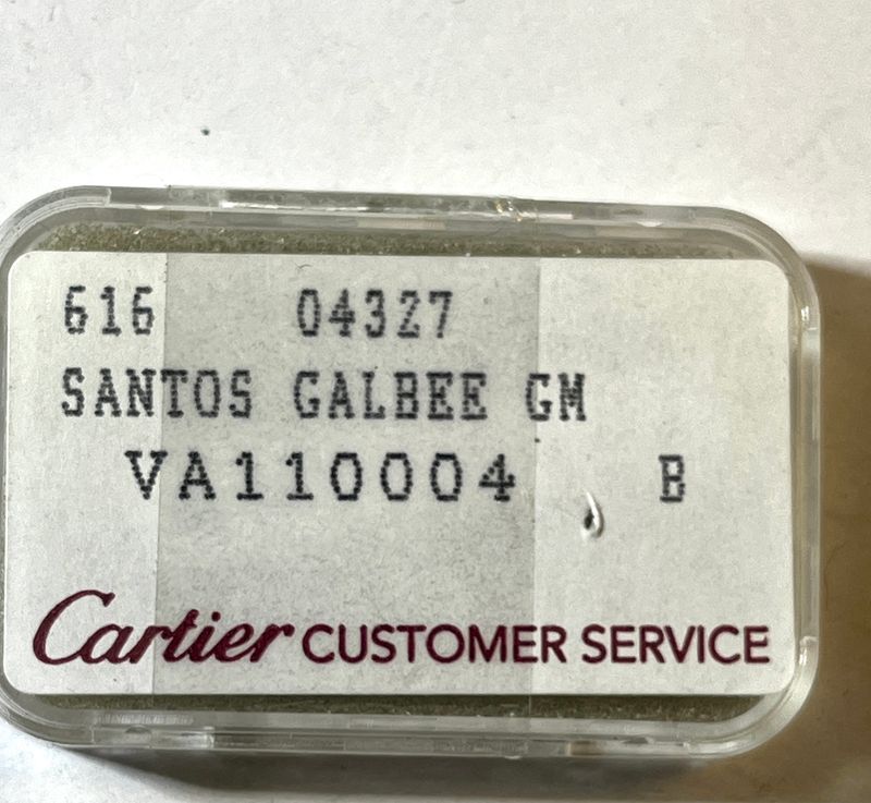 Cartier Zeigersatz Blau VA110004 Santos Galbee GM/LM NOS