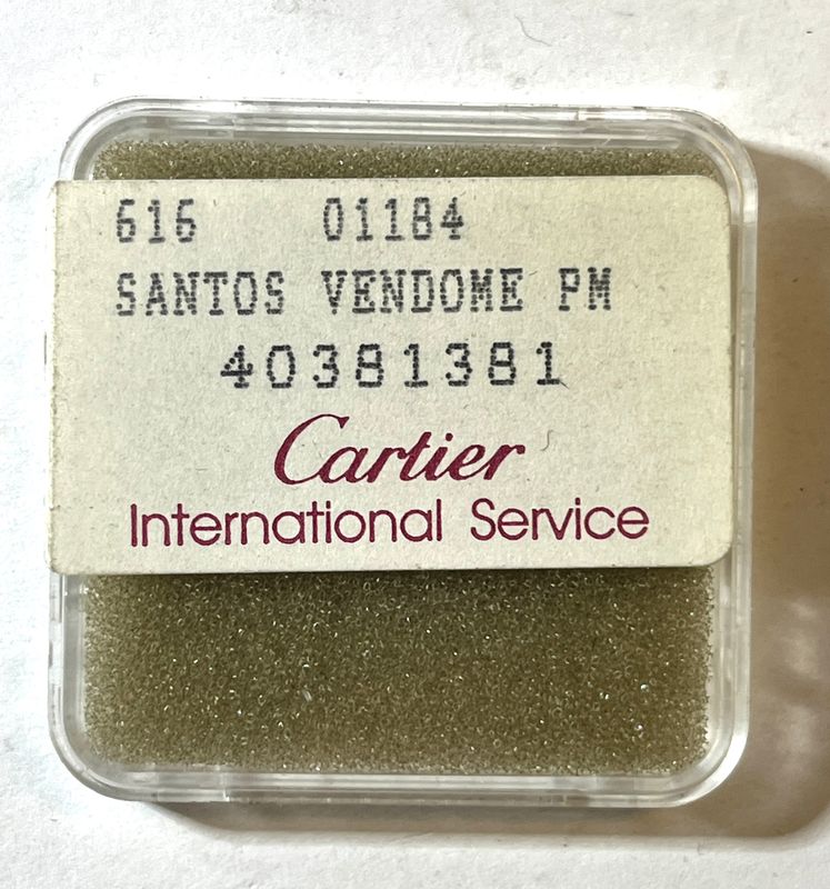 Cartier Zeigersatz Blau 40381381 Santos Vendome PM, Cal. 81