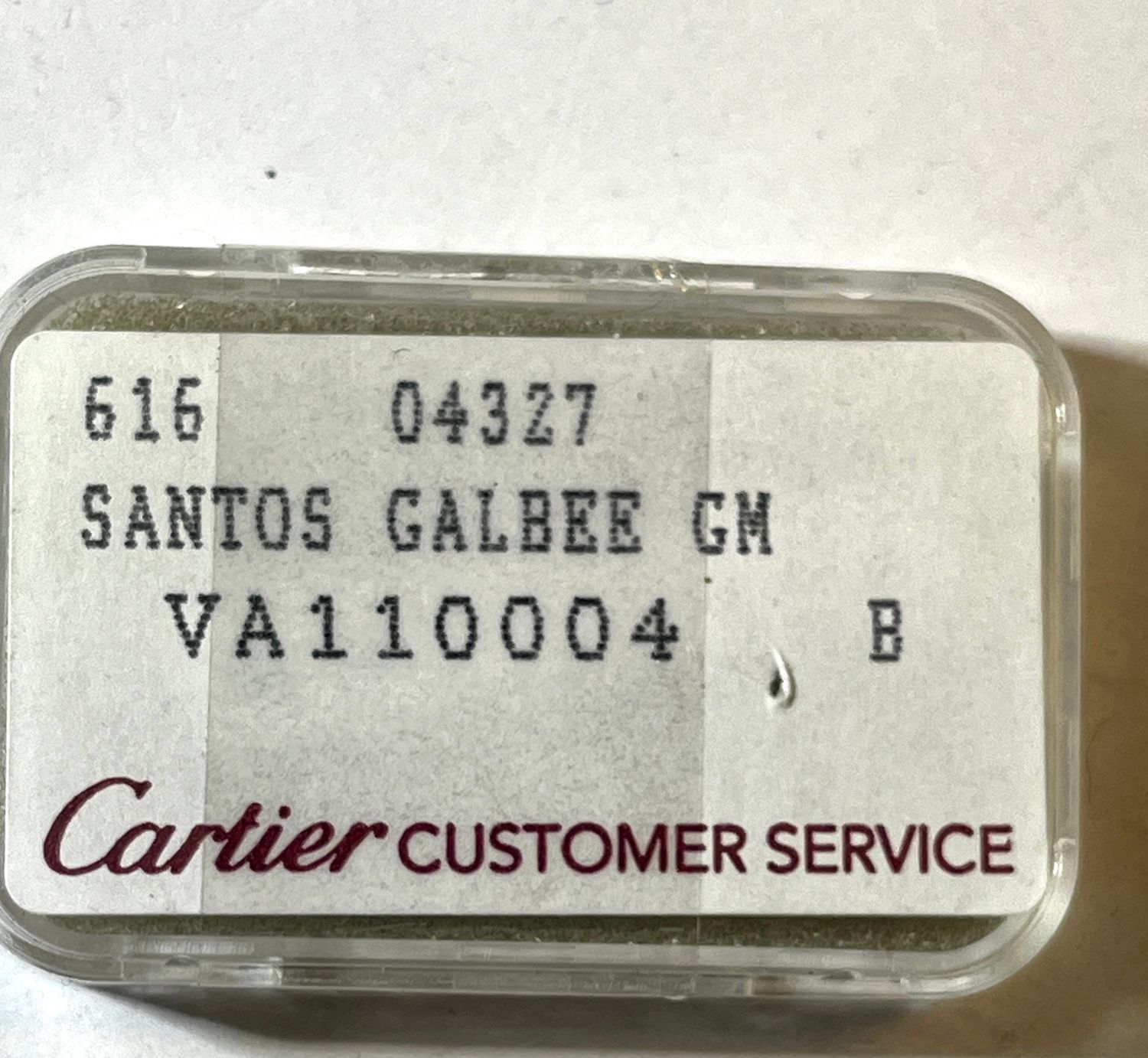 Cartier Zeigersatz Blau VA110004 Santos Galbee GM/LM zwei Zeiger Cartier Zeigersatz Blau VA110004 Santos Galbee GM/LM zwei Zeiger