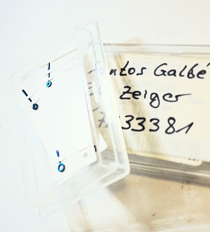 Cartier Zeigersatz Blau 47233381 Santos Galbee PM/SM NOS