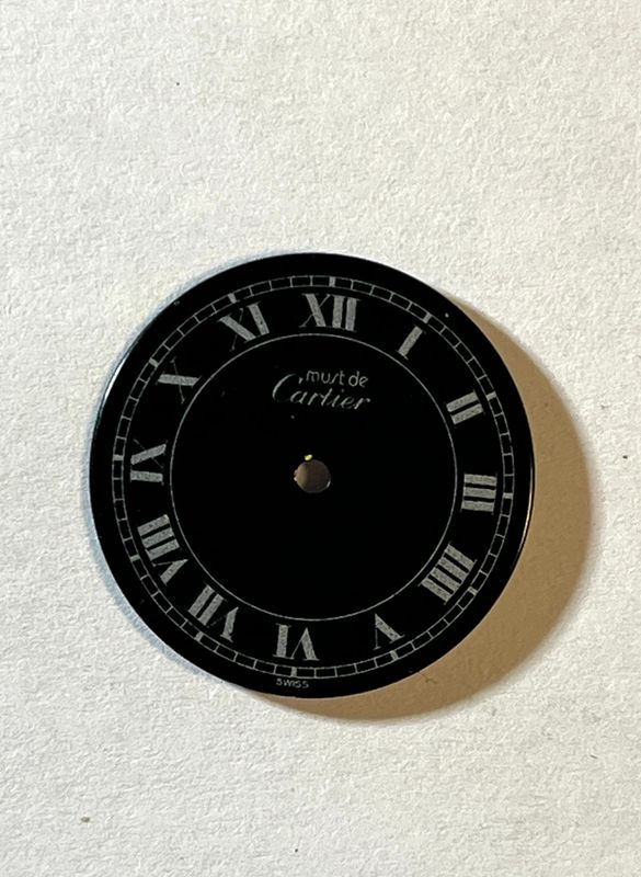 Cartier Zifferblatt VLC Les must PM/SM 24mm ONYX RF Gebraucht gut!