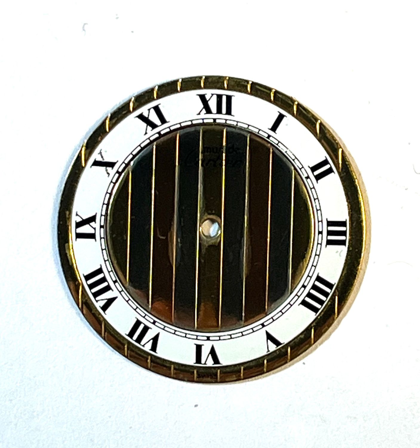Cartier Zifferblatt VLC Les must GM/LM 31mm Three Gold Enamel Trinity