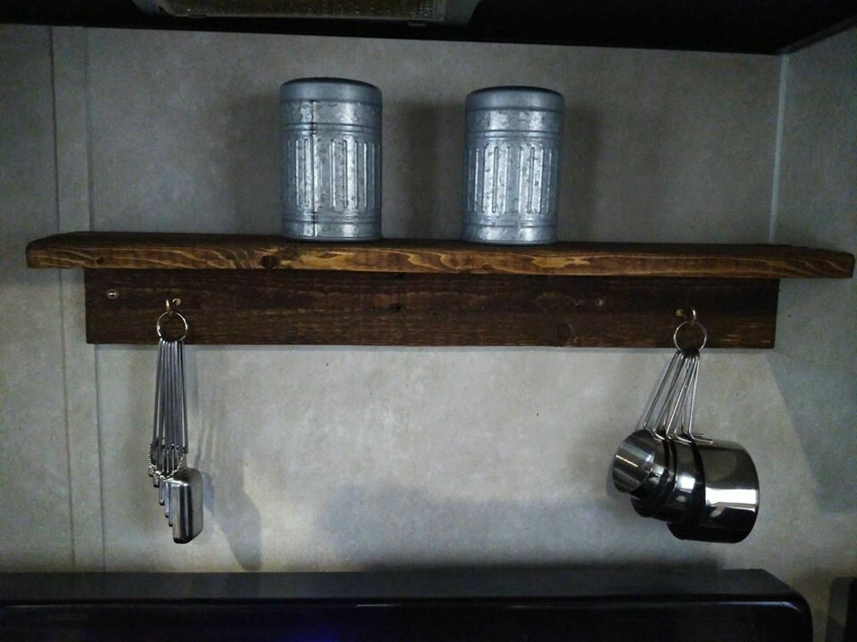 Rustic Kitchen Shelf