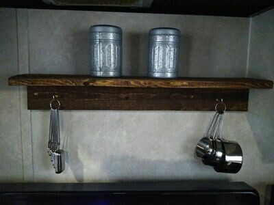 Rustic Kitchen Shelf
