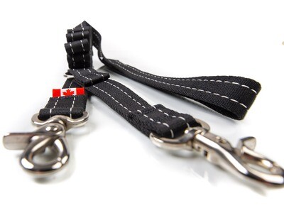 SAFETY LEASH  (with adjustable &amp; detachable back-up )