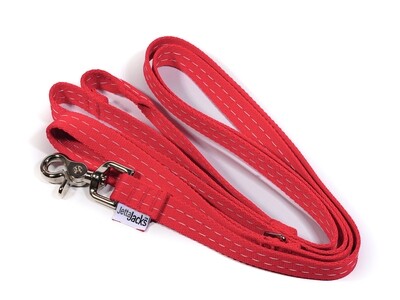 DOUBLE HANDLE LEASH - 3/4" (w/ HD Lobster claw clip) DOUBLE HANDLE LEASH - 3/4" (w/ HD Lobster claw clip)