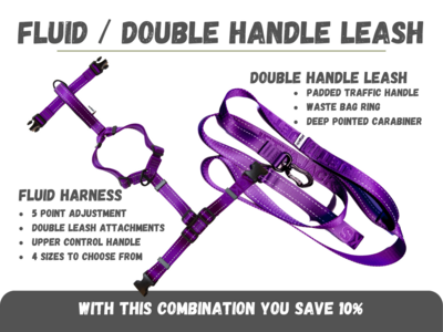 Fluid / Double Handle Leash