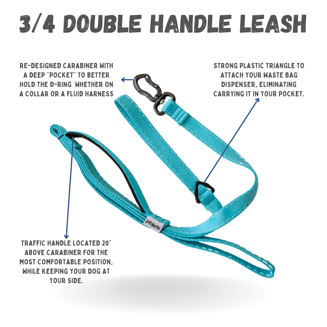 3/4&quot; - DOUBLE HANDLE LEASH