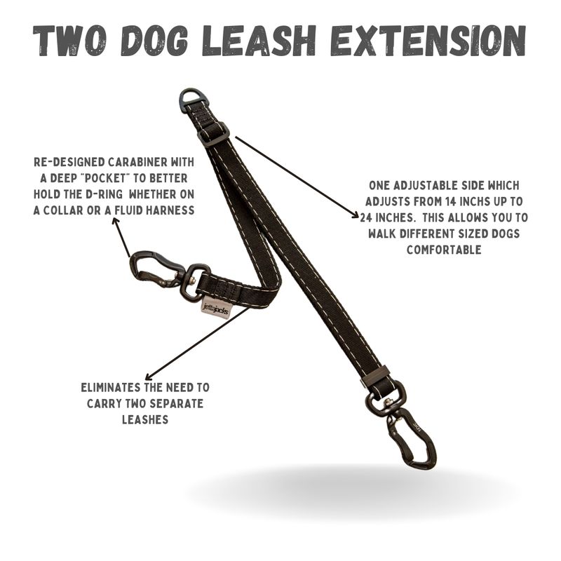 3/4" - Two Dog Leash Extension