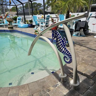 Pool Artistic Seahorse
