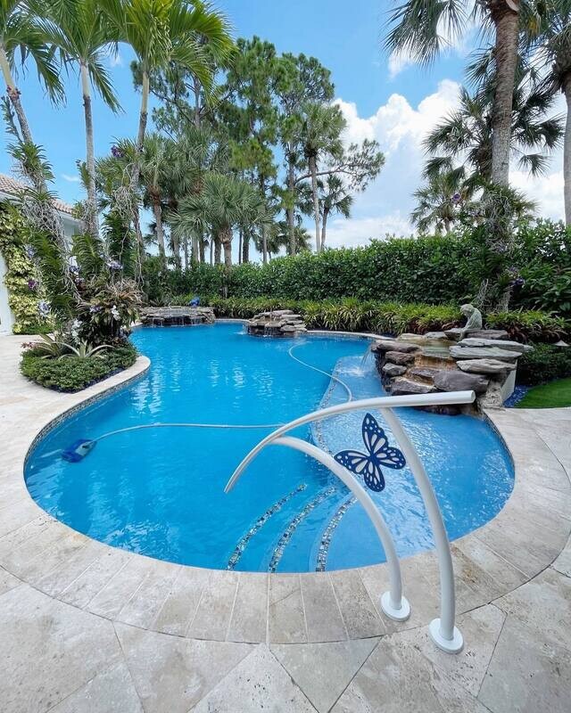 Pool Artistic Butterfly