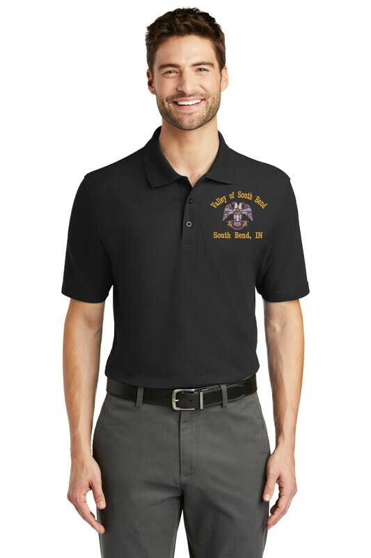 Scottish Rite 33rd Polo Grid Style
