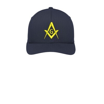 3D Square and Compass Structured Cap