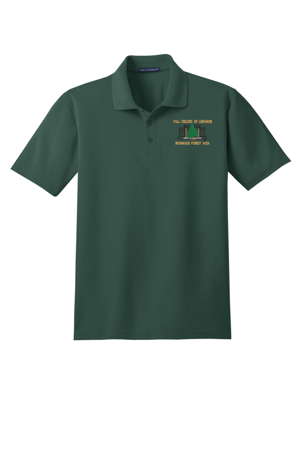 Tall Cedar Performance Polo with Forest Name
