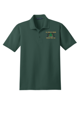 Tall Cedar Performance Polo with Forest Name
