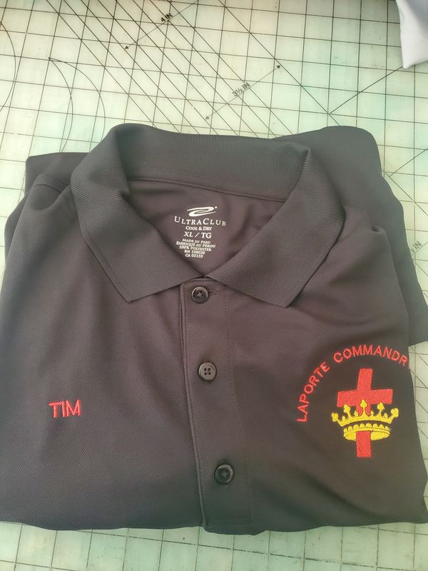 LaPorte York Rite Commandry Polo
