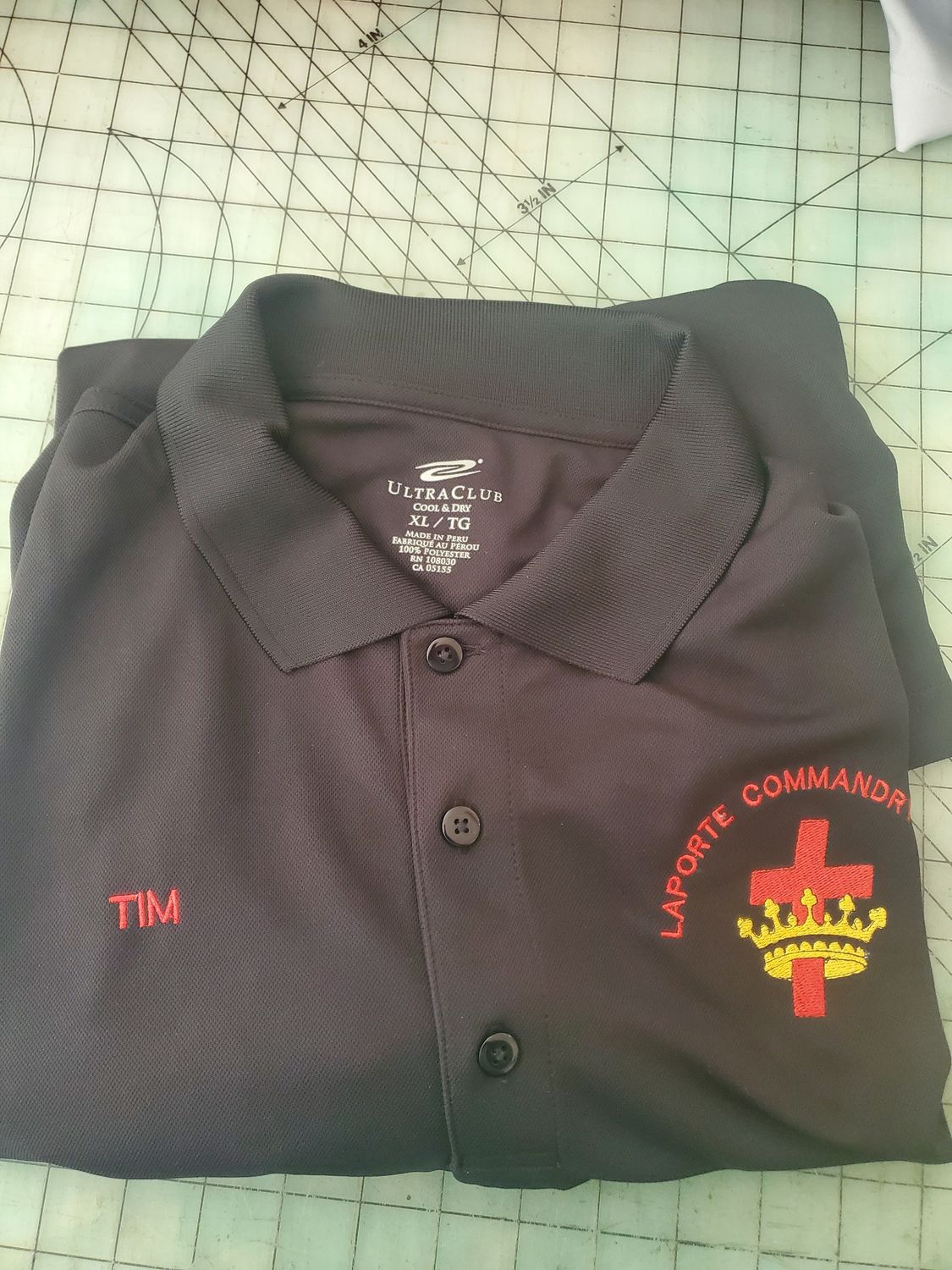 LaPorte York Rite Commandry Polo