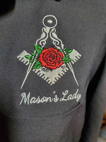 Masonic Lady Crepe Crew