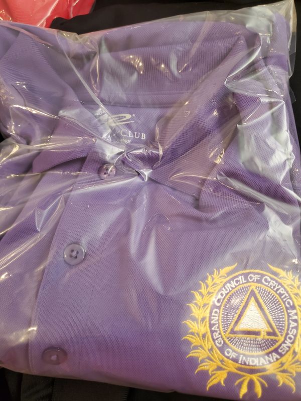 York Rite Grand Council of Cryptic Masonos of  Indiana Polo