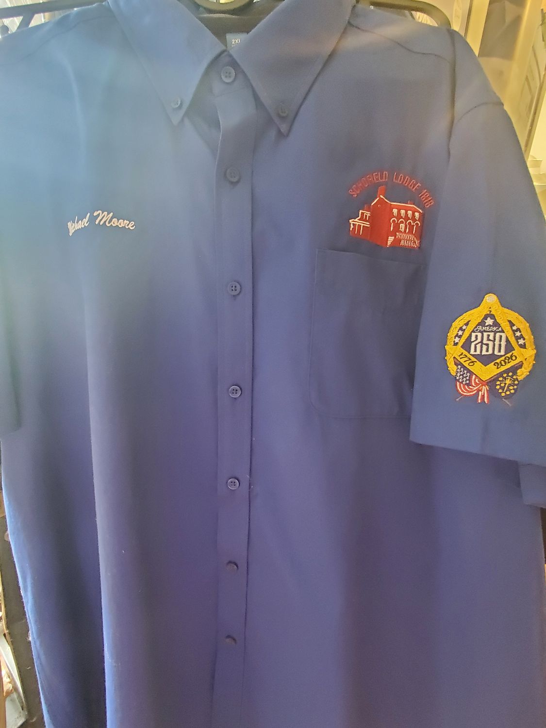 2026 Schofield House Button up short sleeve shirt