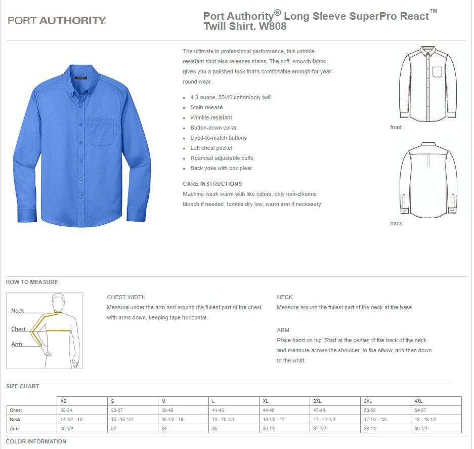 Masonic long sleeve button up