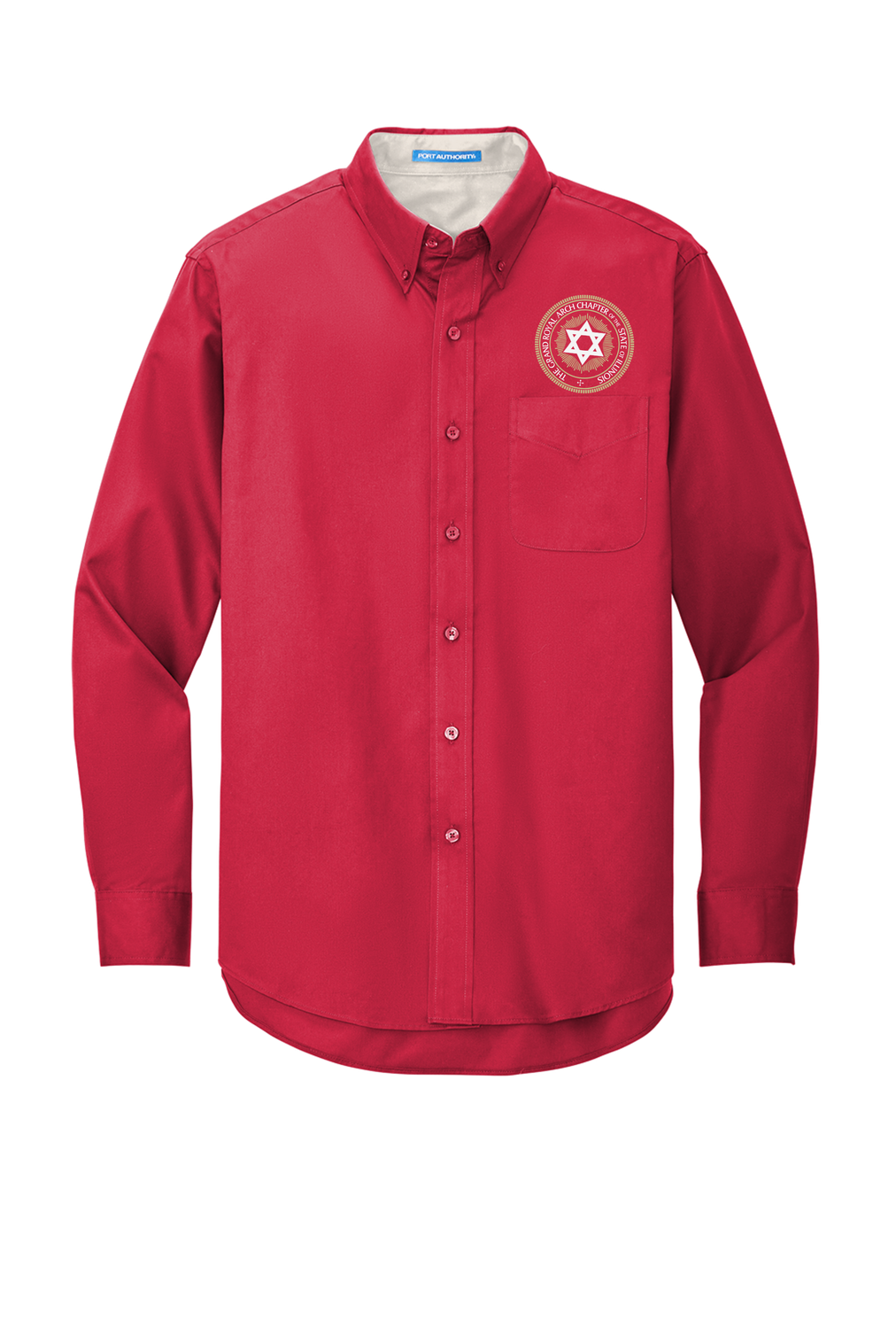 Illinois Grand Chapter RAM long sleeve button up
