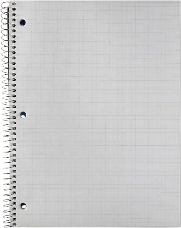 Graph Paper Spiral Notebook preorder