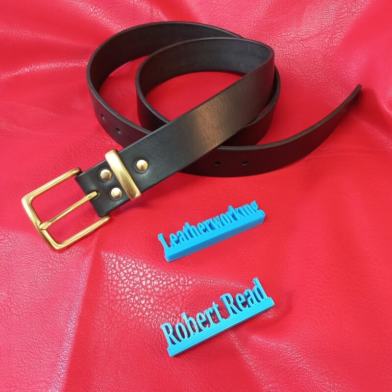 Riveted Belt (Black)