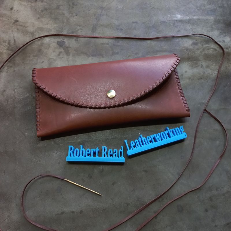 ​Laced Leather Clutch Purse Workshop