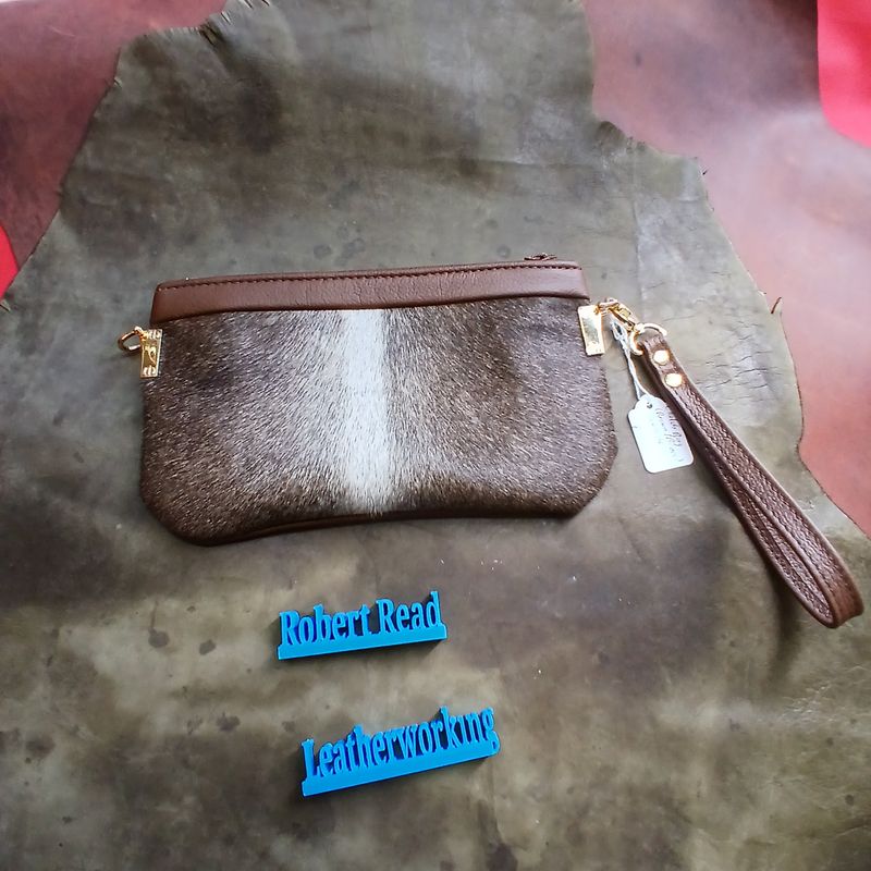 Clutch Bag (Cowhide) Brown