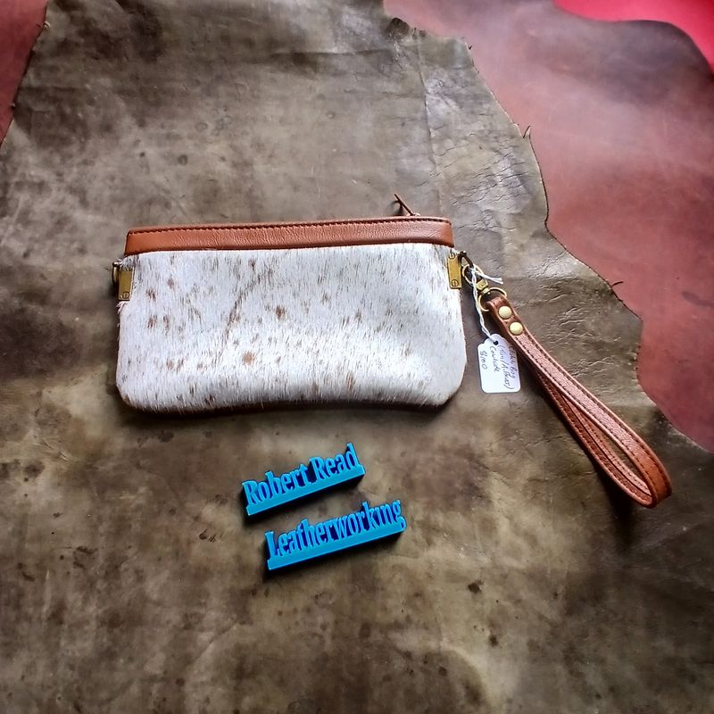 Clutch Bag (Cowhide) Tan