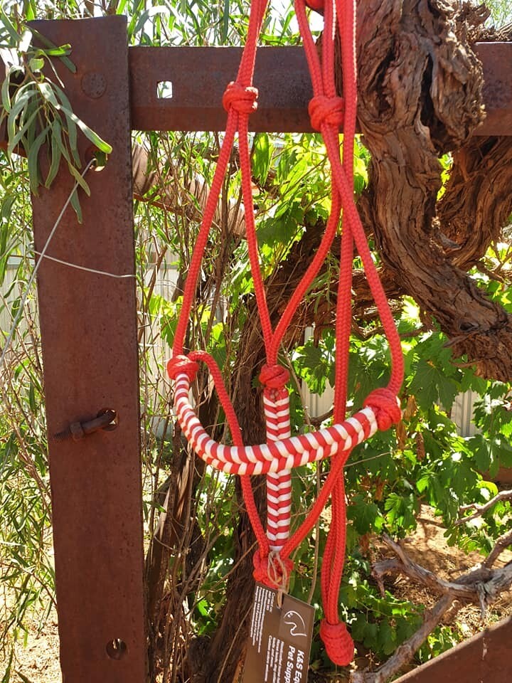Red and White Halter