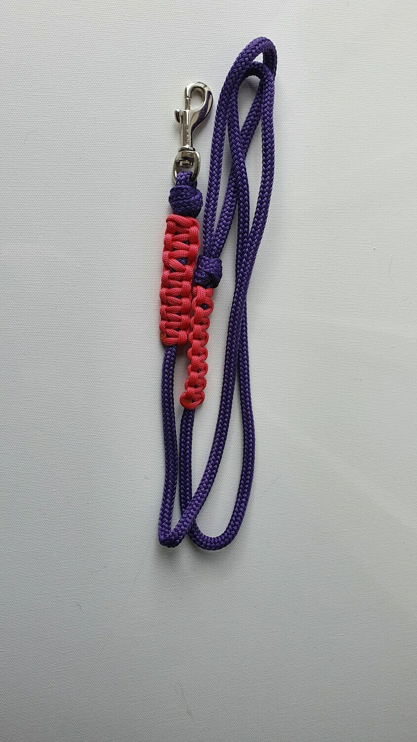 1m Purple/Pink Rope Dog Lead