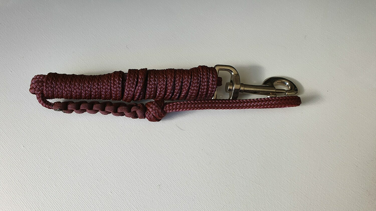 1.82m Burgundy Rope Dog Lead