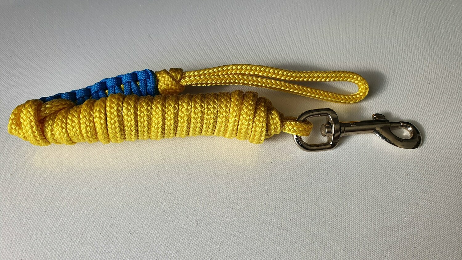 1.82m Yellow/Blue Rope Dog Lead 1.82m Yellow/Blue Rope Dog Lead